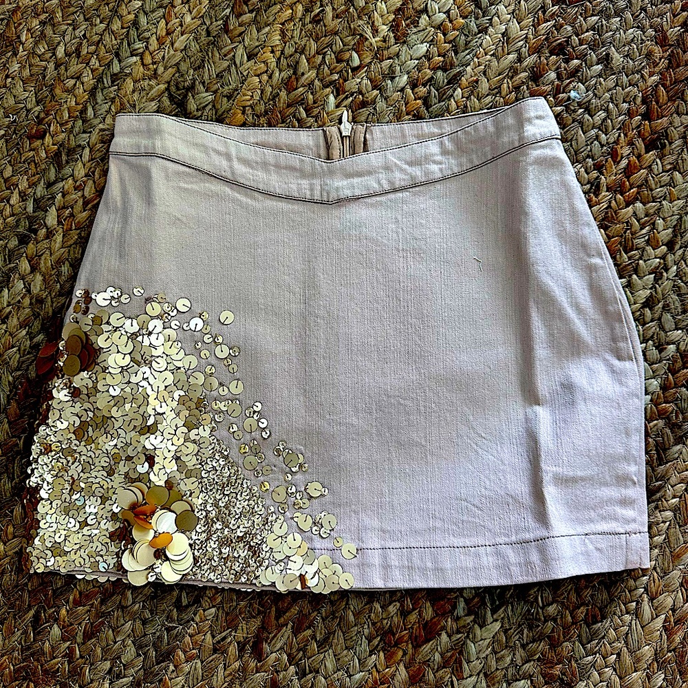 NWT Aje Ducato Skirt Gold RARE VINTAGE. From first runway collection. XS and S.